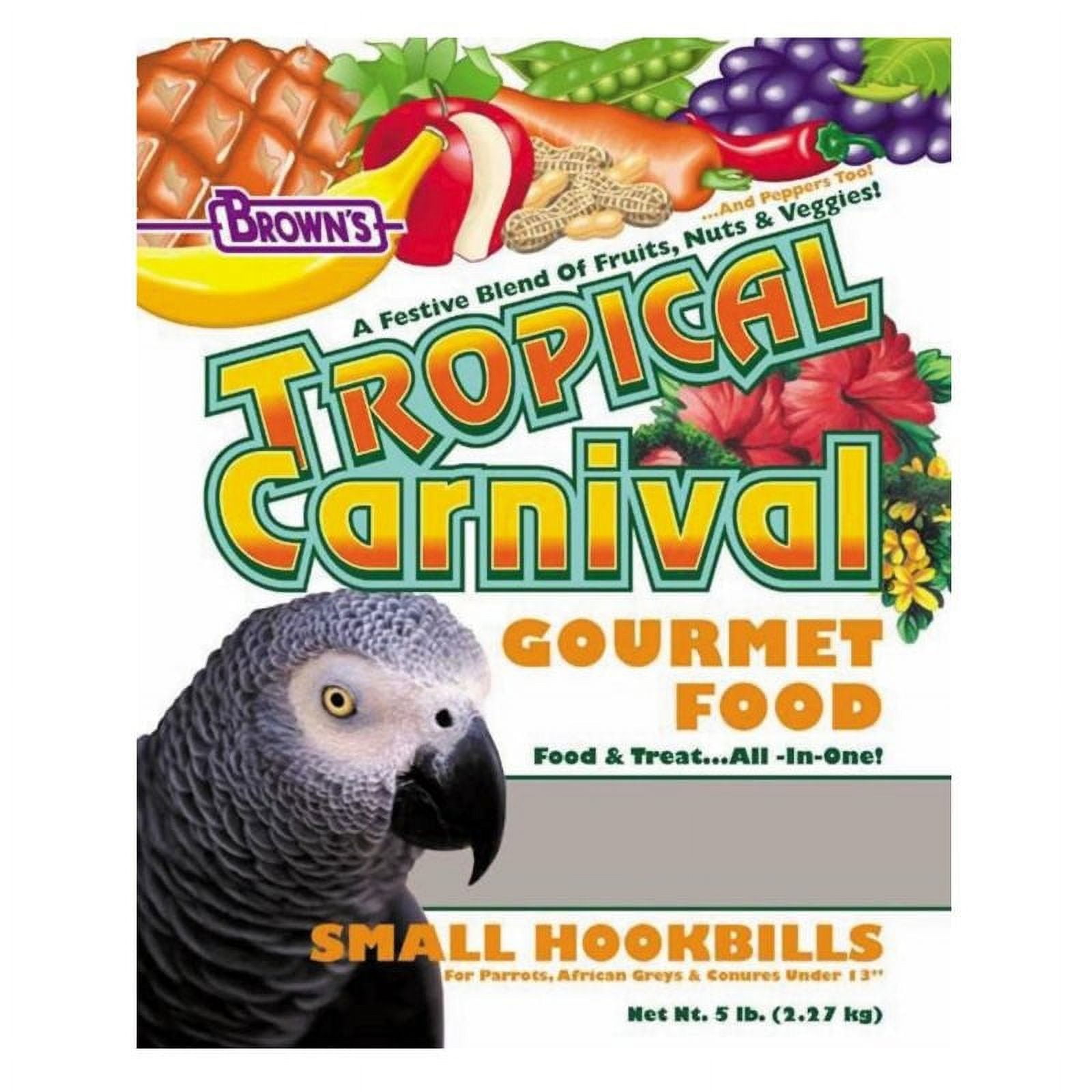 Brown's Tropical Carnival with ZOO-Vital Biscuits small Hookbill Bird Food 5lb