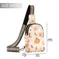 thumbnail image 2 of FORMRS Womens Crossbody Sling Bag Travel Daypack Shoulder Chest Backpack, Beige Fall Acorns Pattern, 2 of 7