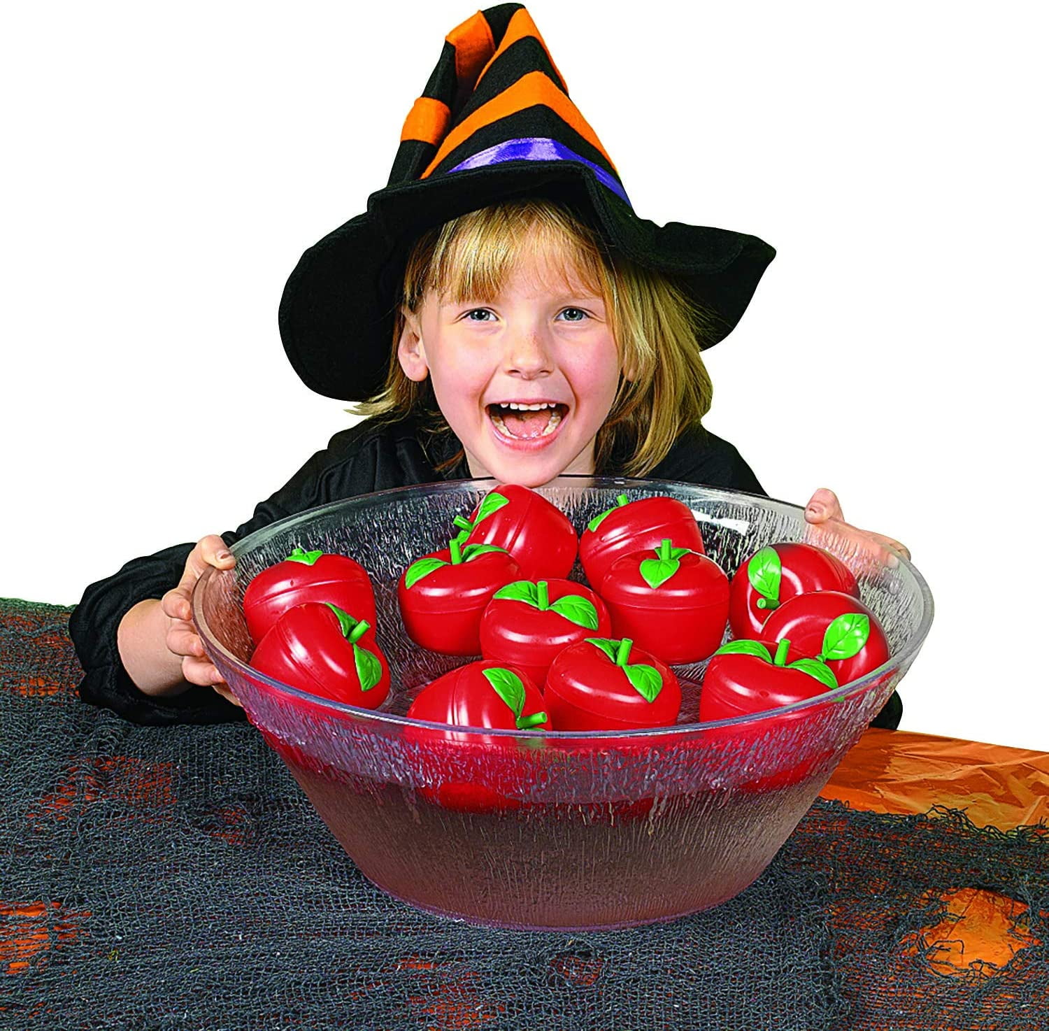 Toy-Filled Bobbing Apple - Party Supplies - 12 Pieces