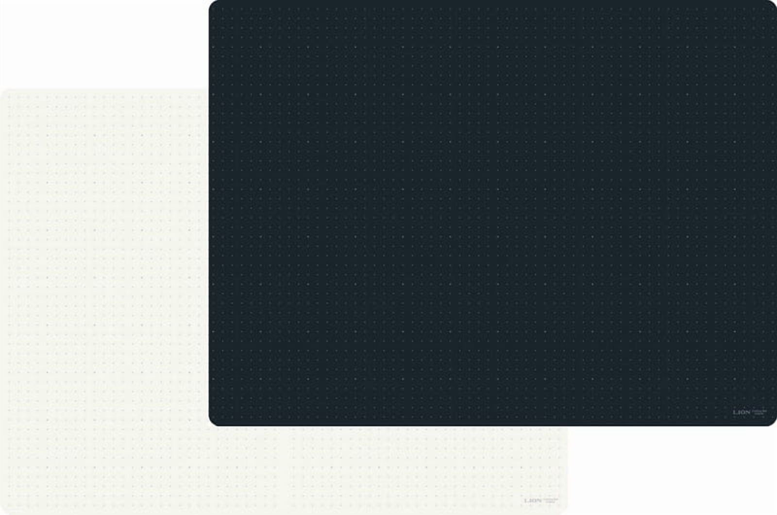 (Price/EACH)Lion Foldable, Portable & Reversible Self-Healing Cutting Mat, with 1cm Dot Grid, PVC Free, Dark Gray Front & Off-White Back-18" x 24"