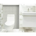 thumbnail image 2 of HomeRoots 400397 6 x 6 in. Sage Gray Fleur Removable Peel & Stick Tiles, 2 of 9