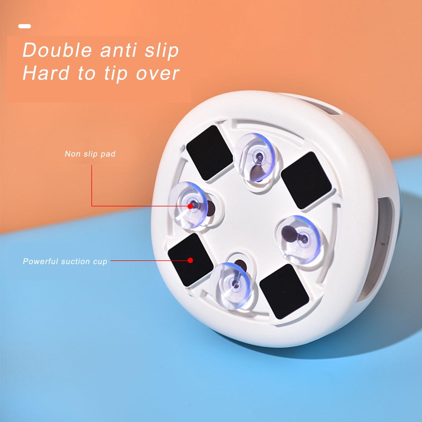Rupoun Pet Treat Dispensing Toy, Interactive Boredom Relief Intelligence Training Cat and Dog Slow Feeder Puzzle Toy for Mental Stimulation, 8.27 inches / 21 cm