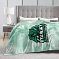 thumbnail image 4 of Binghamton University Logo Fleece Blanket, Very Soft Microfiber Flannel Blanket for Couch Warm and Cozy for All Seasons, 4 of 6