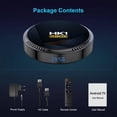 thumbnail image 3 of Hk1 Rbox H8 Décodeur H618 android 12.0 Hd WiFi Double Bande6 Bluetooth 5.0 avec RC Noir 4 Go+64 Go Prise US, 3 of 5