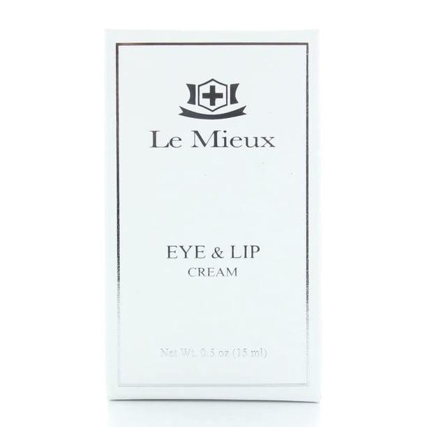 Crema antienvejecimiento para ojos y labios Le Mieux con aceite de nuez de kukui, 15 ml