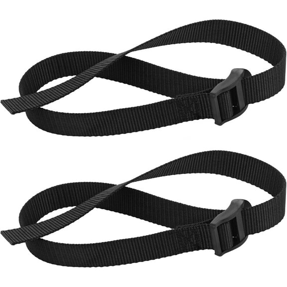 Rowing Machine Feet Straps for Concept 2 Rower - Foot Strap Replacement, Compatible with Models D & E - 2 Pack
