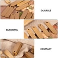 thumbnail image 3 of 5Pcs Copper Key Chain Pendants Car Parking Key Chain Plates (As Shown), 3 of 5