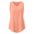thumbnail image 5 of Women's Casual Solid Color T-Shirt Comfortable Fit Stretchable Soft Fabric Breathable Tank Top for Everyday Wear, 5 of 5