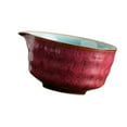 thumbnail image 2 of Tnarru Ceramic Matcha Tea Bowl Traditional Porcelain Tea Bowl for Kitchen Tea House Red, 2 of 8