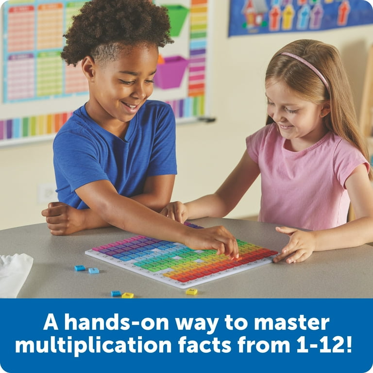 Learning Resources Rainbow Multiplication Board 3rd Grade