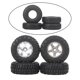 thumbnail image 4 of Paquete de 4 1/24 RC Modelo Crawler áticos de goma para camiones AXIAL SCX24 Accesorios de bricolaje B Macarena neumáticos de coche rc, 4 of 8