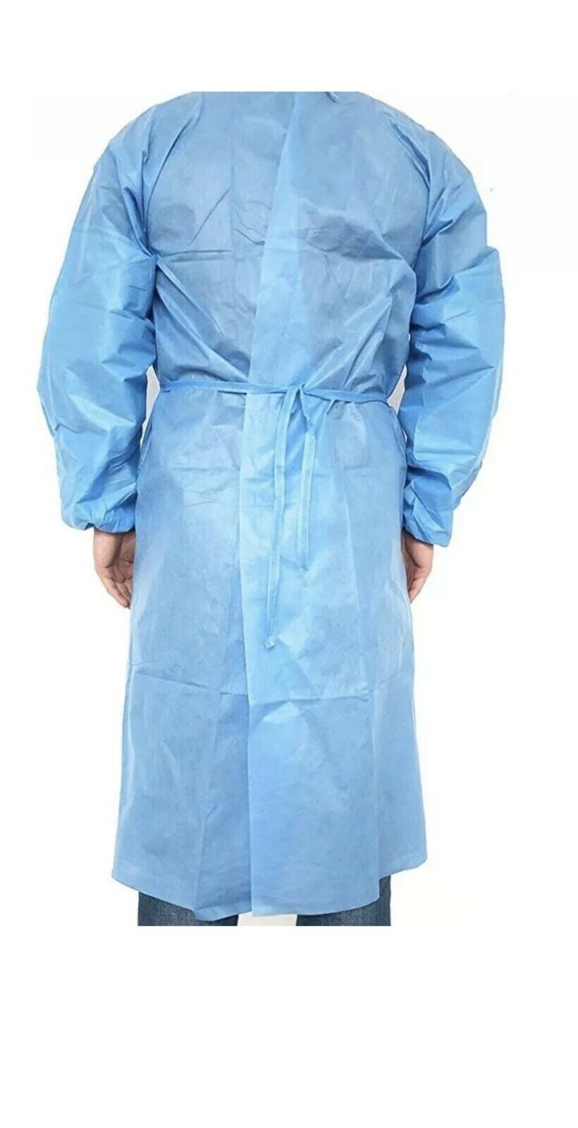 10pc Disposable Isolation Gown Doctor Nurse Workwear Outdoor Protective Clothes 