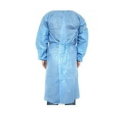 Cerem 45gsm Blue Disposable Medical Gown Non-Woven Protective Cloth Pack of 10