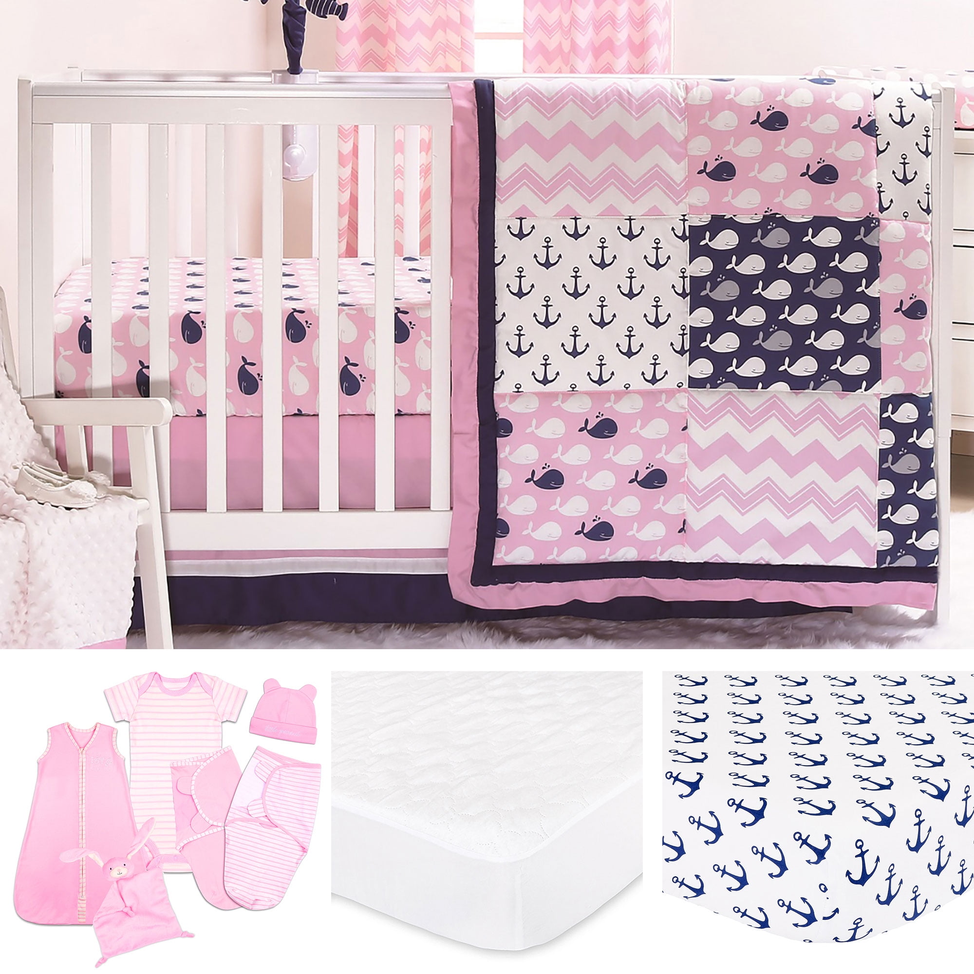 anchor crib bedding walmart