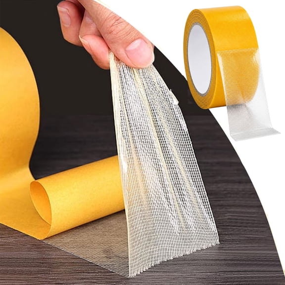 Grid Double-Sided Tape, Magic Mesh Tape, Heavy-Duty Adhesive Waterproof Mesh Tape