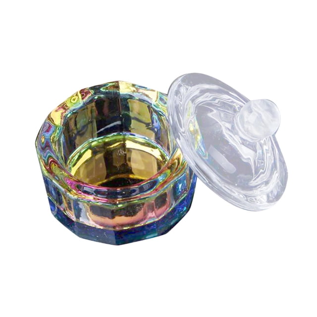 Vaso de vidrio Vaso de vidrio con tapa para: Esta lata puede contener líquidos y polvos. Dodecágono