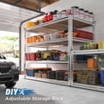 thumbnail image 6 of REIBII Galvanized Steel Garage Storage Shelf,48"W x 24"D x 60"H,2550 LBS, 6 of 7