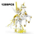thumbnail image 6 of GZBrick Paladin Buliding Sets Unicorn Angel Saint Rider with Light for Boy Girls Compatible with Lego 1289pcs, 6 of 6