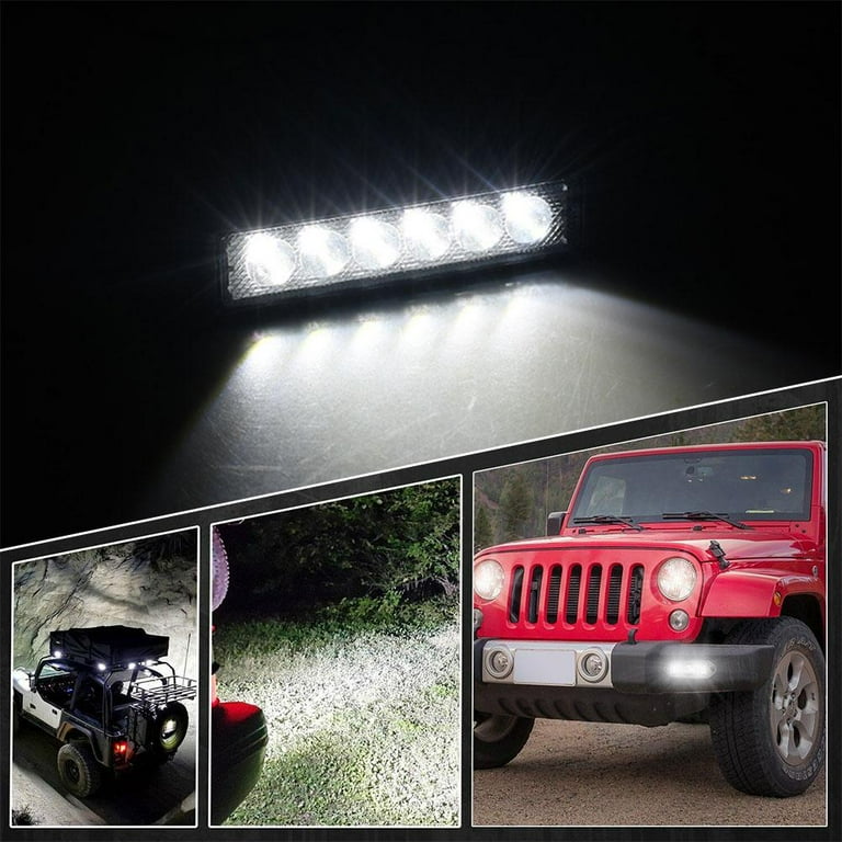 6 LED Offroad Car Work Light Daytime Running Spotlight Beam 6 LED Offroad Car Work Light Daytime Running Spotlight Beam