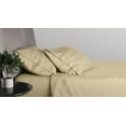 thumbnail image 3 of Twin - 39" x 75" Size Microfiber Bed Sheets Luxury 1800 Thread Count Brushed Microfiber Sheet Set Super Soft & Silky Feel 35 Inch Deep Pocket - Twin, Taupe, 3 of 6