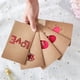 thumbnail image 4 of Sobre de tarjeta hueca para Día de San Valentín, 1 piezas, corazón de amor, rosa, papel Kraft, tarjeta de cumpleaños, propuesta de vacaciones, aniversario, suministro de boda, 4 of 4