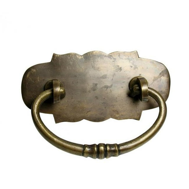 Gado Gado Hardware HBA7020 Bail with Cloud Backplate & Carved Handle