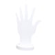 thumbnail image 1 of Maniquí de mano, modelo de joyería, soporte para exhibición de pulseras y collares de madera. blanco, 1 of 9