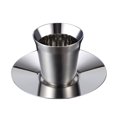 thumbnail image 1 of juego de tazas de acero inoxidable Mini tazas de té de metal, 1 of 5