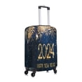 thumbnail image 3 of Disketp Happy New Year 2024 Elastic Travel Luggage Cover Travel Suitcase Protective Cover For Trunk Case Apply To 18''-32'' Suitcase Cover (Luggage not included)-Medium, 3 of 9