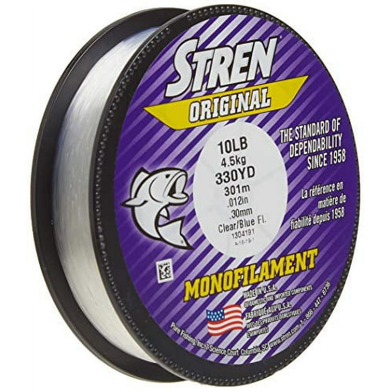  Customer reviews: Stren SHIQS10-15 High Impact Monofilament  Fishing Line, Clear, 10 Pound, 1275 Yards