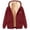 Wine, variant on Womens Fleece Hoodies Zip Up Casual Long Sleeve Warm Sherpa Lined Sweatshirts Spring Jackets 2025 Winter Coats