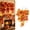 MulticolorB, variant on Artificial Maple Leaf Wreath Harvesting Festival Fall Wood Wreath Wicker Multicolor Plastic 29.5 Inch 1 Count