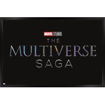 Marvel The Multiverse Saga - Logo Wall Poster, 14.725" x 22.375" Framed