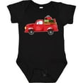 thumbnail image 3 of Inktastic Christmas Red Vintage Truck with Presents Boys or Girls Baby Bodysuit, 3 of 5