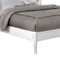 thumbnail image 3 of Transitional Wooden Full Bed with Round Tapered Legs and Headboard White - Saltoro Sherpi, 3 of 5