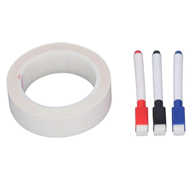 Erasable Label Stickers Washable Blank Write On Tape Roll for Warehouse Shelf 3 Meters Length