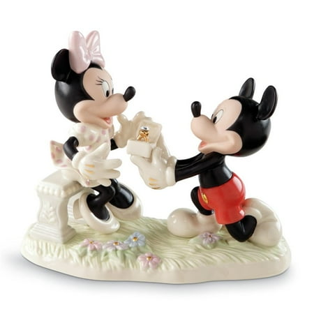 - Lenox Minnie's Dream Fine China Proposal Figurine with Gold Accents