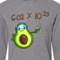 thumbnail image 4 of Inktastic Avogadro's Number with Avocado Chemist Long Sleeve T-Shirt, 4 of 5