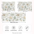 thumbnail image 2 of Yayeee Pillowcase Standard Size Set of 2 Satin Wrinkle Resistant Envelope Pillow Case, Watercolor Forest Pattern, 2 of 8
