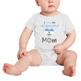 thumbnail image 2 of I Love My Argentine Mom Baby Bodysuits Newborn Clothes (White, 18-24 Months), 2 of 5