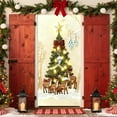 thumbnail image 1 of Mineart Christmas Snowman Door Cover Festive Design Decorative Door Curtain Hanging for Home Entryway Party Holiday Decoration, 1 of 1