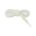 thumbnail image 4 of 1 Pair Unisex Flat Shoelaces Athletic Shoe Strings Boots Casual Sneakers Shoes Laces White 100cm/39.37", 4 of 4