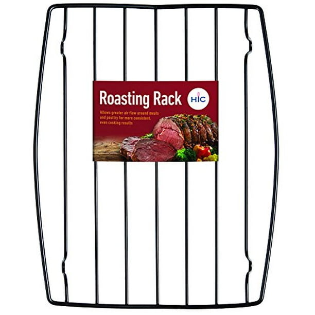 HIC Harold Import Co. 43181 Rectangular Wire Roasting Rack, Nonstick
