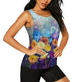 thumbnail image 2 of Sigee Spring Flower Seasonal for Women's Workout Tank Top,Running Tank Tops,Sleeveless Gym ClothesLarge, 2 of 8