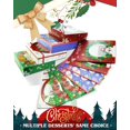 thumbnail image 2 of Cajas para tartas navideñas Qiqee, 25 x 25 x 6 cm, 12 unidades, con ventana, 2 of 7
