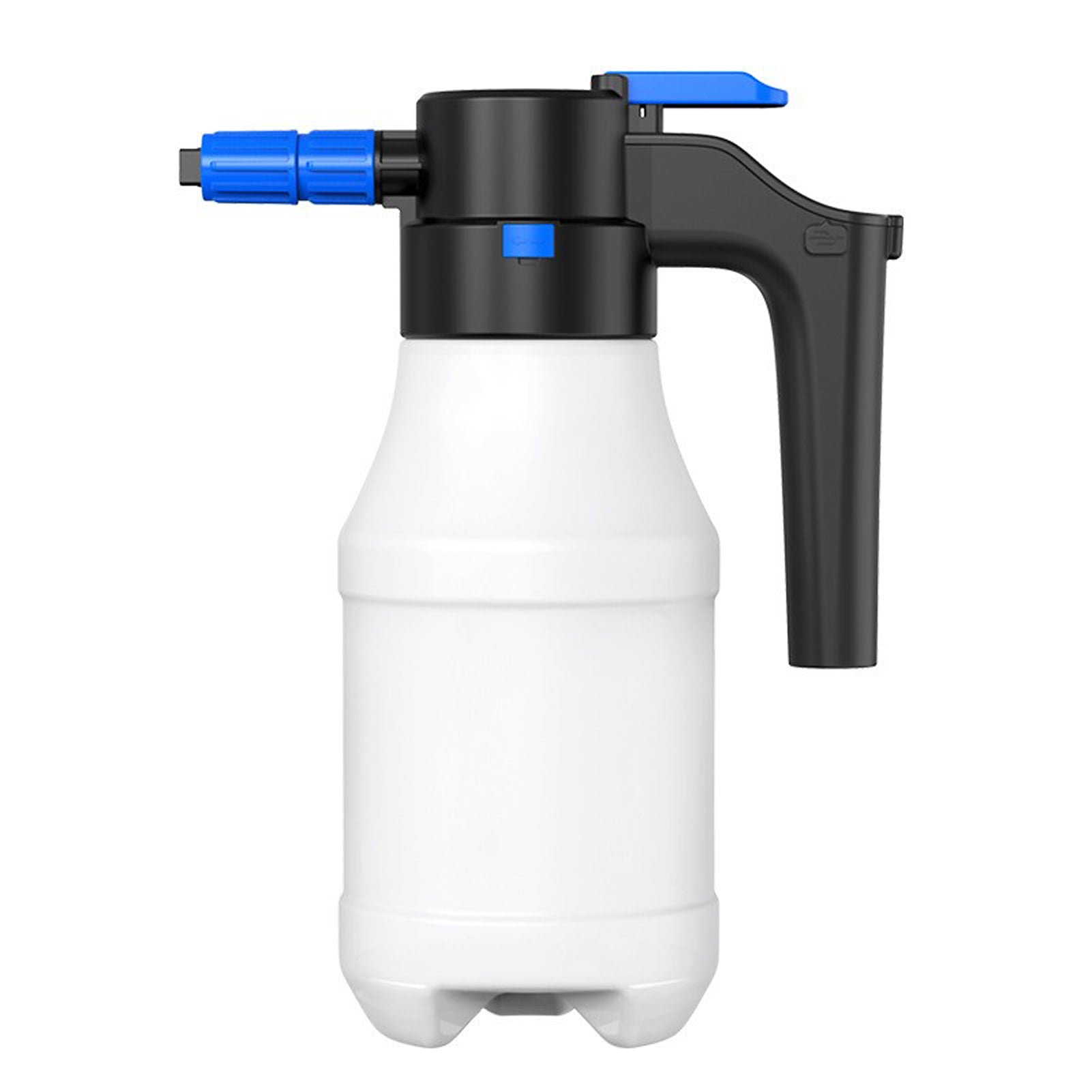 Yajisi 1.5L Electric Foam Sprayer, Cordless Foam Cannon with Type-C Charging, 75 Degree Wide Spray Pattern for Car Washing and Kitchen Cleaning, Includes Microfiber Rags, White