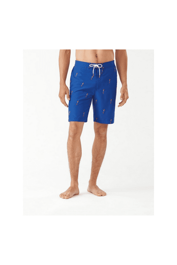 ST924530 Baja Parrot Mamba 9-Inch Board Shorts Cobalt Haze M