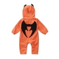 thumbnail image 2 of Uccdo Baby Girl Boy Halloween Pumpkin Clothes With Hat, Kids Party Fancy Outfits One-Piece Rompers Bodysuits, 0-12M, 1-2T, 2 of 8
