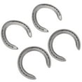 thumbnail image 1 of 4Pcs Aluminum Alloy Horseshoe Kit for Horse Riding, Wear Resistants Equestrian Tool Equipment, Ideal for Racing and High Performance, Sports, 1 of 7
