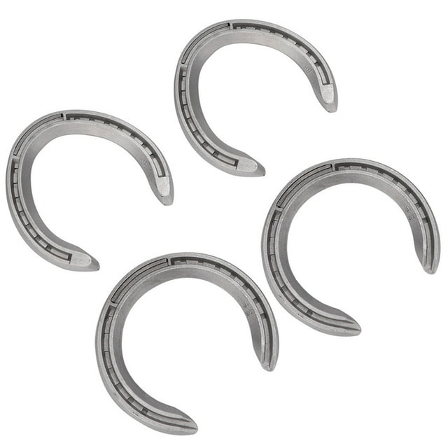 4Pcs Aluminum Alloy Horseshoe Kit for Horse Riding, Wear Resistants Equestrian Tool Equipment, Ideal for Racing and High Performance, Sports